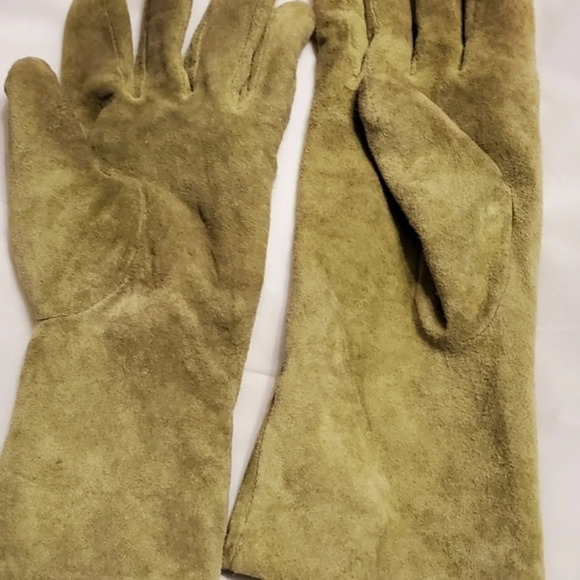 Cejon Celery Green suede feel gloves XL - Picture 3 of 8